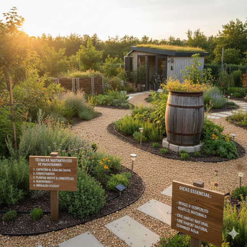 Transforme Seu Espaço com Técnicas Sustentáveis e Dicas Essenciais de Paisagismo